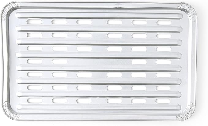 Kingsford Heavy Duty Aluminum Grilling Foil Liners | 14.75” x 9” Foil Grill Liners for Grilling, Cooking, and Steaming Extra Tough Grilling Accessories, 4 Count - 12 Pack