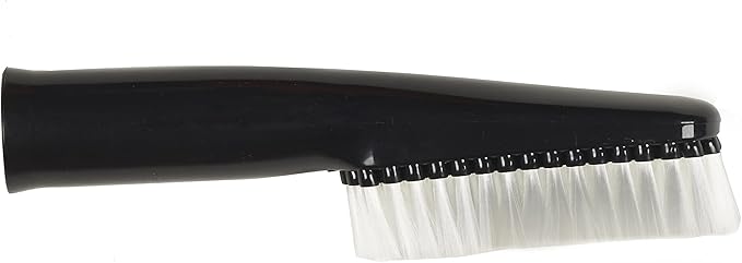 Shop-Vac 9018033 1.25 Inch Diameter Soft Auto Brush, Black Nylon Bristles, Ideal for Cleaning Vehicle Interiors, Dashboards, and Upholstery