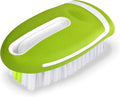 Carpet and Upholstery Cleaning Brush, Stiff Bristle Carpet Detailing Scrubber Brush, Multi-Functional Car Detailing Scrub Brushes, Cleaning Brushes for Car and Home Couch Floor Mats (Green)