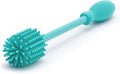 Chicco 9.5” Silicone Bottle Brush with Food-Grade Silicone Bristles | Dishwasher & Sterilizer Safe | Non-Slip, Comfort Grip Handle | Hangs for Drying & Storage | Teal