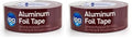 IPG Aluminum Foil Tape, 2" x 50 yd, Silver (Single Roll) (Pack of 2)