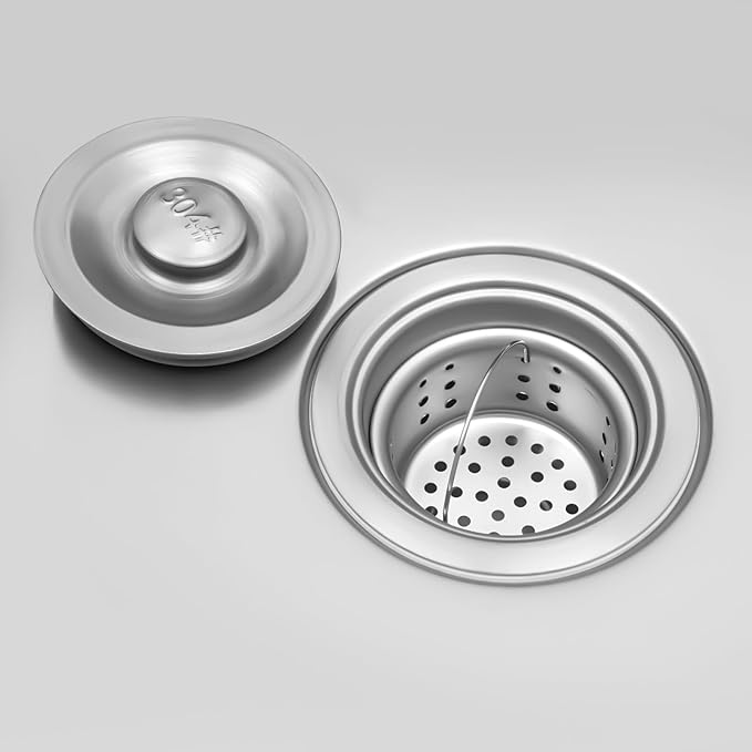 Commercial Floor Mop Sink, 19x 22x12 Inch Utility Room Service Basin Mop sink with Cleaning Tool Rack for Restaurant Kitchen Garage Basement Bathroom Stainless Steel No Baffles