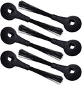 6-Pack IQ Robot Side Brushes, for Shark Robot R100, R101AE, RV1000, RV1001AE, RV1001, UR1005AE, RV911S Vacuum Models Anti-Tangle Pet Hair, Carpets, Hard Floors Easy Install Brush Head Tool Kit