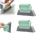 Magic Window Track Cleaner, 2025 New Window Groove Cleaning Brush Tools Set, Hand-held Window Track Cleaner Brushes Tools Set for Window lides Gaps Tile Lines Shutter Car Vents (Green 2pcs)