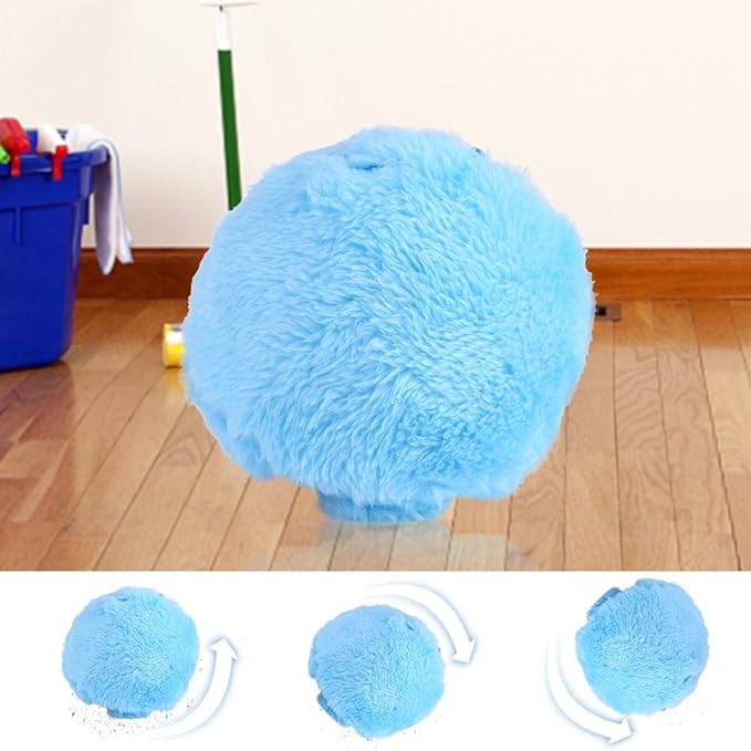 Topyond Mini Automatic Sweeping Ball, Cordless Vacuum Cleaner, Efficient Rolling Floor Sweeper for Hardwood and Carpet, Compact Robot Vacuum for Home