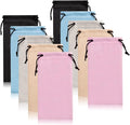 TRIUMPH VISION Soft Eyeglass Pouch 3 Pack - Pouch for glasses Microfiber Screen Cleaning Bag