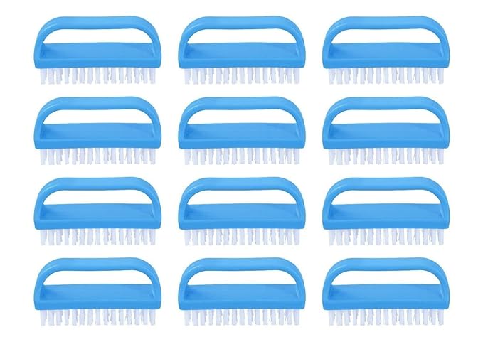 Nail Brush for Cleaning Fingernails, Nail Scrubber Brush, Toe Foot Hands Fingernail Brush Cleaner- Small Scrub Brush- All-Purpose Stiff Cleaning Brush for Home, Kitchen, Work, 12 Pack - Superio