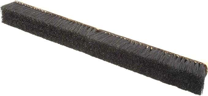 PRO SOURCE Extra-Wide 36" Push Broom Head: Tampico Bristles in Threaded Wood Block
