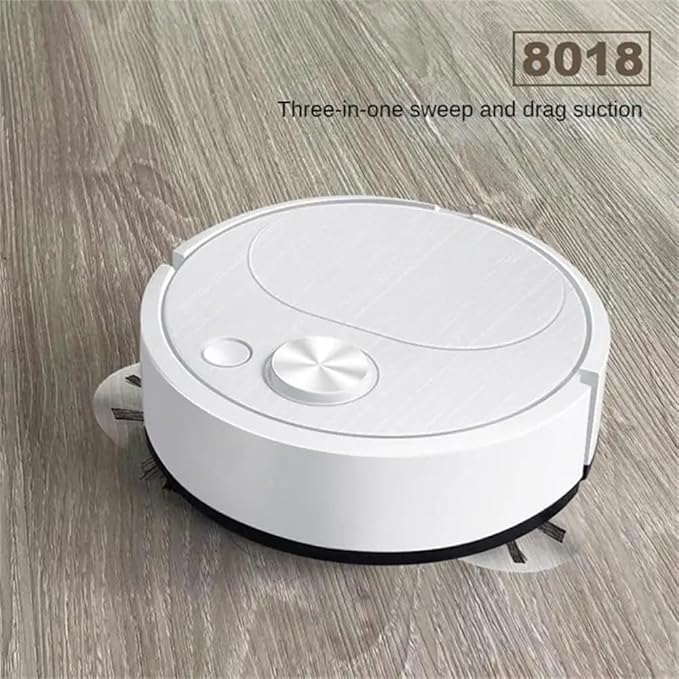 Automatic Vacuum Cleaners Mini Cleaning Machine Smart Sweeping Mopping Robot Vacuum Cleaners White