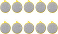10 Pcs Durable Scrub Scouring Sponge Microfiber Scouring Scrubber Round Dish Washing Sponge Scrubber for Cleaning Dishes Pots, Random Color