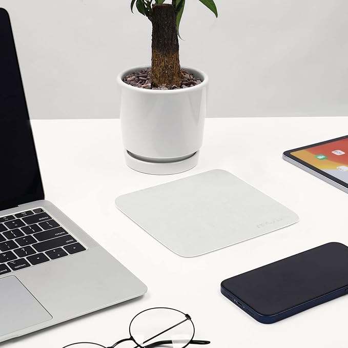 MOSISO Polishing Cloth, 2PCS Soft Microfiber Cloth Electronic Screen Cleaning Cloths Compatible with iPhone,Compatible with MacBook,Compatible with iPad,Tablets,Laptop Notebook Computer,Camera, Grey