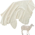 MAQIHAN Chamois Cloth for Car - Sheepskin Cleaning Cloth Car Drying Towel Real Sheepskin Leather Large Chamois Car Drying Rag Shammy Cloth for Car (5.7 sq ft)