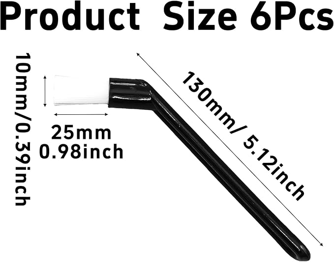 6Pcs Espresso Machine Cleaning Brush, Nylon Cleaner Brush for Cleaning Espresso Machines, Grinders