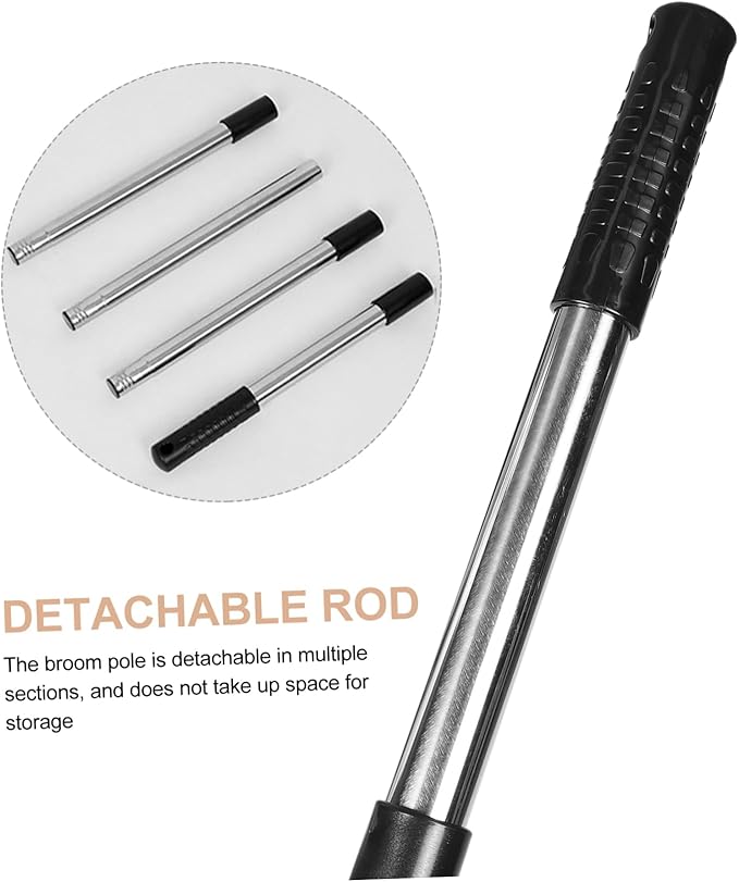 Zerodeko Hand Push Carpet Sweeper Rug Broom Carpet Cleaning Brushes Portable Dust Mop for Home Restaurant