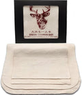 Glasses Cleaning Cloth Chamois Leather Natural Premium Cloth,Eye Glass Clean Cloths Safe and Effective Cleans Jewelry,Lens,Eyeglass,Sunglass,Car,Screen,Camera (2Pcs-6”x8”+8”x12”)