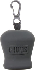 Chums Pouch Microfiber Lens Cloth - Portable Lens & Screen Cleaner Cloth Keychain (Black), Standard (30055)