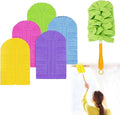 360° Electrostatic Duster Refills — The Sustainable Choice for a Dust-Free Home, Reusable Duster Refills, 360 Heavy Duty Duster Refills for Cleaning, Office, Ceiling Fan (1 Handle + 5 Refills)