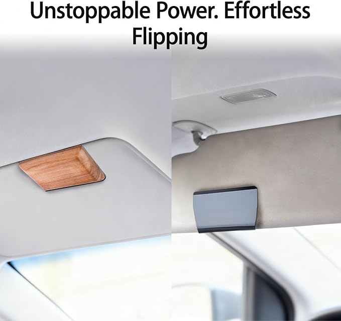 TERPINK Car Air Freshener Visor Clip Compatible with Drift Car Air Freshener, Auto Accessories, Vehicle Sun Visor Metal Clip, Black, Freshener not include (3 Pack)