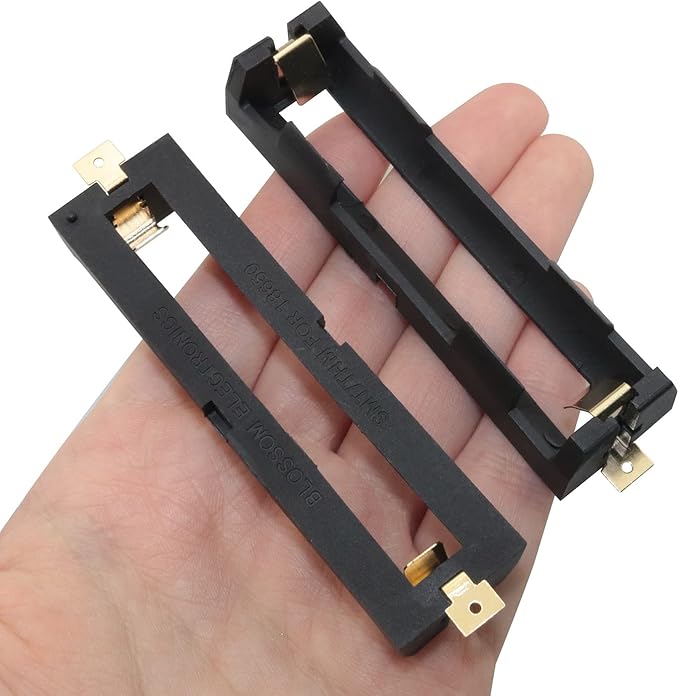 4PCS 18650 SMD Battery Clip Holder Box Case 18650 Battery Copper Contacts Battery Storage Box Case Holder