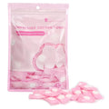 Classycoo Compressed Towel 100 PCS Mini Tablets Disposable Portable Face Towel Cotton Coin Tissue Eco-Friendly for Travel, Camping, Hiking, Sport, Beauty, Home Hand Wipes, Outdoor Activities Pink