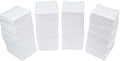 Simpli-Magic 79171 Terry Cleaning Cloths, 12"x12", White, 50 Pack