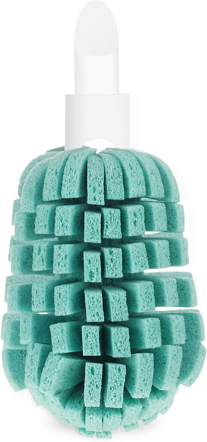 Full Circle Replacement Sponge Head for Magic Wand - Non Scratch Glass Safe Scrubber