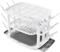 Baby Bottle Drying Rack,3-Tier Large Capacity Countertop Organizer with 360° Ventilation, Removable Drip Tray, Non-Slip Base – Easy to Clean Bottle Holder for Baby Accessories