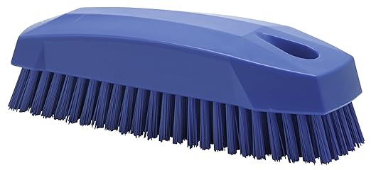 Vikan 64408 Brush,Nail,Stiff,PP/PBT,Purple