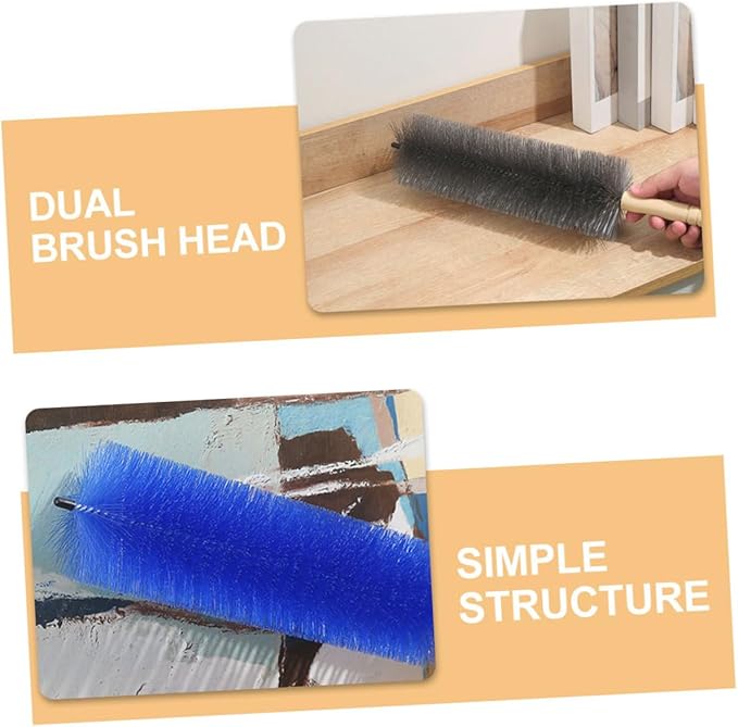 Ciieeo 2pcs Portable Fan Cleaning Brush Handle Bendable Dust Brush for Electric Fans and Air Conditioners Multi-Purpose Cleaning Tool for Home Use