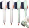 4PCS Shoe Brush for Cleaning, Soft Bristle Cleaning Brush, Automatic Liquid Adding Laundry Brushes, Multifunctional Liquid Shoe Brush Cleaning Shoes Canvas Cleaner Laundry Stain Brush