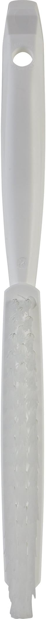 Vikan 41955 Brush,Narrow Hand,Stiff,11" x .75",PP/PBT,White