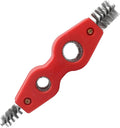 BokWin 4-in-1 Copper Tubing Brush Copper Pipe Cleaner Tool，Steel Bristles, 1/2 inch and 3/4 inch Deburring Brush Cleans Inside for Plumbing Installation, Soldering, Coppers Pipes, Brazing, and More