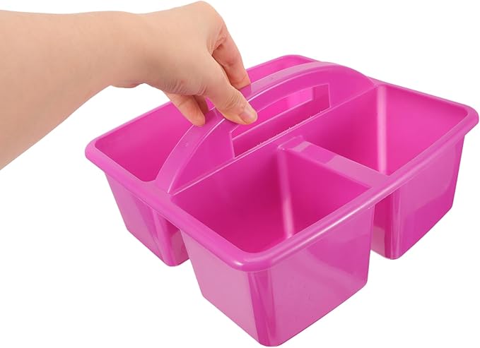 Portable Cleaning Tool Organizer Basket Multi-compartment Design for Home and Office Storage for Sundries Art Supplies and Daily Essentials