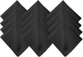 Microfiber Cleaning Cloth 12-Pack Individualy Packed (6"x 7") Glasses Cleaning Cloths for Eyeglasses Phone Computer Screen Laptop Camera Lenses (12 Black)