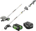 EGO POWER+ 15" String Trimmer and 8" Edger Attachments with Multi-Head System Power Head, Includes 56V 5.0Ah Battery & Charger - MHC1502
