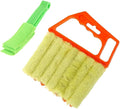 CLISPEED 2pcs Handheld Blinds Cleaning Brush Window Shutter Cleaner Brush for Air Conditioner Vents with 3-Tooth and 7-Tooth Design for Home Window Cleaning