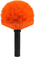 Cobweb Duster Head Brushes, Fits Threaded Poles, Attachment Brush, Spider Web Duster Brush for Ceilings, Moldings, Floor Vents, Corner Cleaning Duster