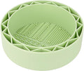 Pen Brush Washer, Watercolor Brush Cleaner, Silicone Brush Bowl Clean, Brush Holder Cleaner, Watercolor Painting Water Cup for Acrylic Oil Painti (Green)