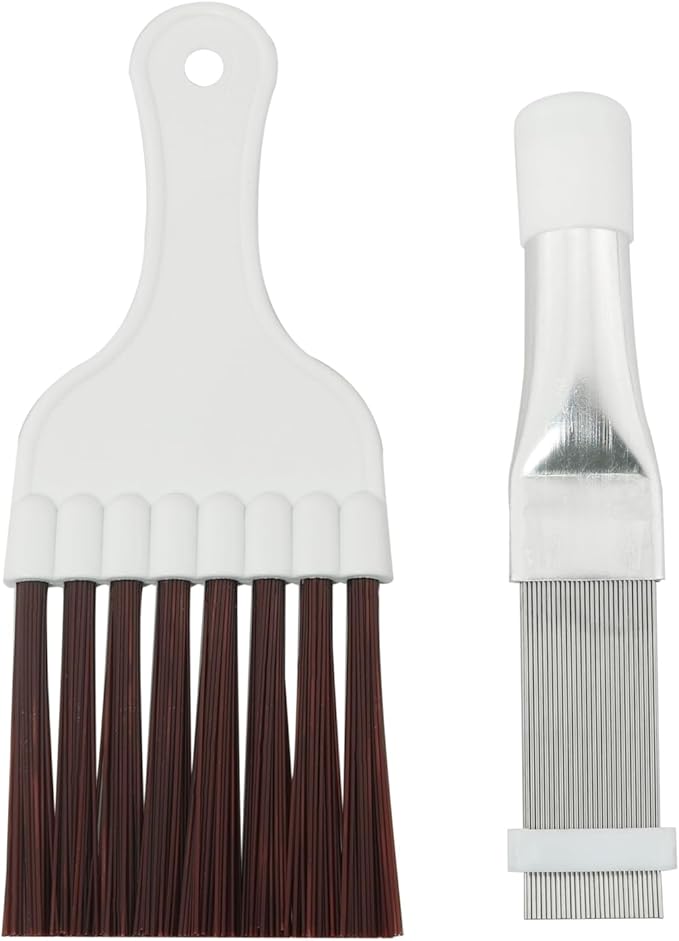 Air Conditioner Condenser Fin Comb Air Conditioner Fin Cleaner Refrigerator Coil Cleaning Whisk Brush Metal Fin Evaporator Radiator Repair Tool