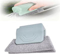 Magic Window Track Cleaner, Window Groove Cleaning Brush Hand-held Magic Windows Track Cleaner Tools Set Creative Cleaner Brushes Tools for Window lides Gaps, Sliding Door Tracks (Grey, 1pcs)