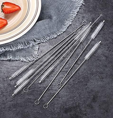 CasaNeLia Cleaning Brush Set 50 Piece Bulk Extra Long 9inch x10 mm Cleaner Brush for Stainless Steel Reusable Metal Tumbler Straws,Tumbler, Sippy Cup, Bottle and Tube(50pc-Cleaning Brush)