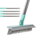 Pool Brush V-Shape Brush with 63" Adjustable Long Handle,Shower Swimming Pool Brush for Glass Doors,Bathroom,Kitchen,Tile,Marble Floors,Deck,Hallways