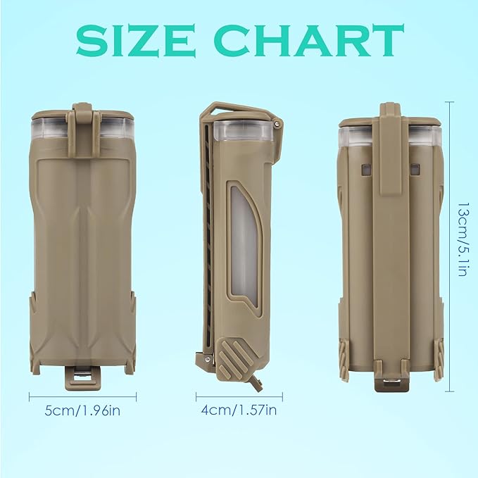 Battery Storage Box 2-Hole Waterproof Battery Case for 18650/AA/AAA/CR123 Batteries
