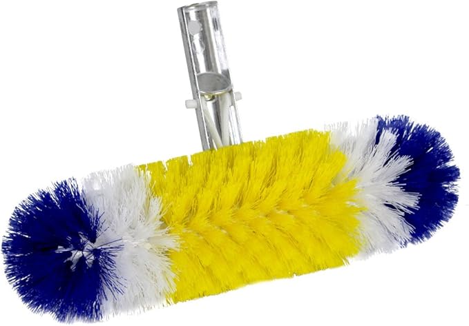 Blue Torrent Brush (12 Inches, Yellow/White/Blue) (Pack of 3)