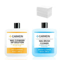 Nail Cleaner & Nail Brush Cleaner - Polyester Nail Gel Essential Kit (Nail Brush Cleaner & Gel Cleaner)