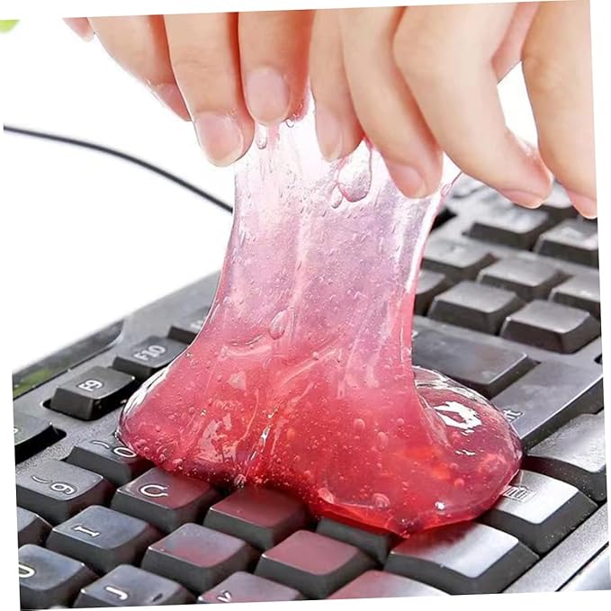 20pcs Cleaning Gel for Electronics Dust Remover for Keyboard and Car Detailing Non- Strong Adhesive Random Colors