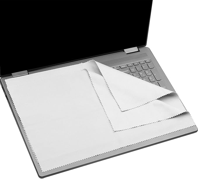2 Pack 17-17.3 inch Microfiber Liner Cleaning Cloth with Screen Keyboard Imprint Protection for HP/DELL/Lenovo/ASUS/Acer/Samsung/MSI/LG, etc. (Compatible with 17-17.3 inch Laptops with Numeric Keypad)