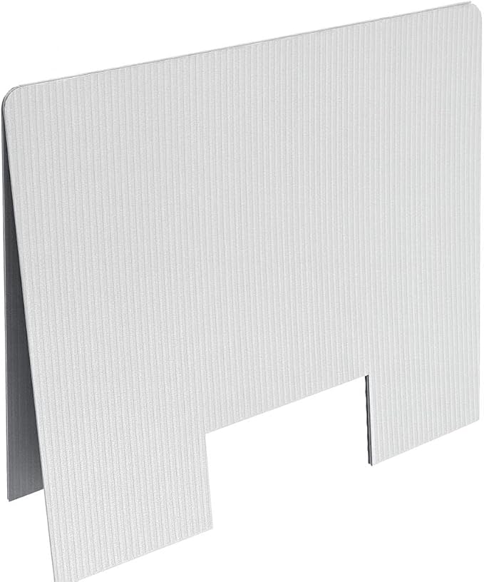 Dustpan For Sale Whte Red Black Folding Coroplast A-Frame Double-Sided 23in x23in
