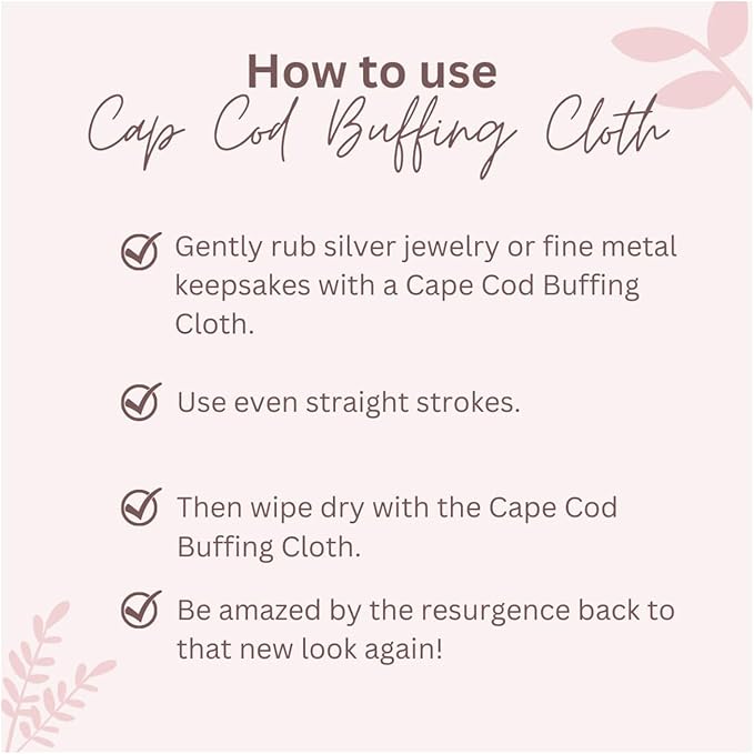 Cape Cod 12x12 Inch Buffing Cloth. Excellent Cloth for Buffing Cape Cod Polish to A Brilliant Shine-Fast! | Great for All-Purpose Dusting | Washable and Reusable