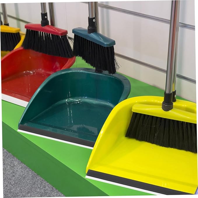 GLEAVI 4pcs Rubber Dustpan Lip Replacement Strips Flexible Rectangle Edge Seal for Dustpan Repair Heavy Duty Accessory for Home Use and Garbage Collection